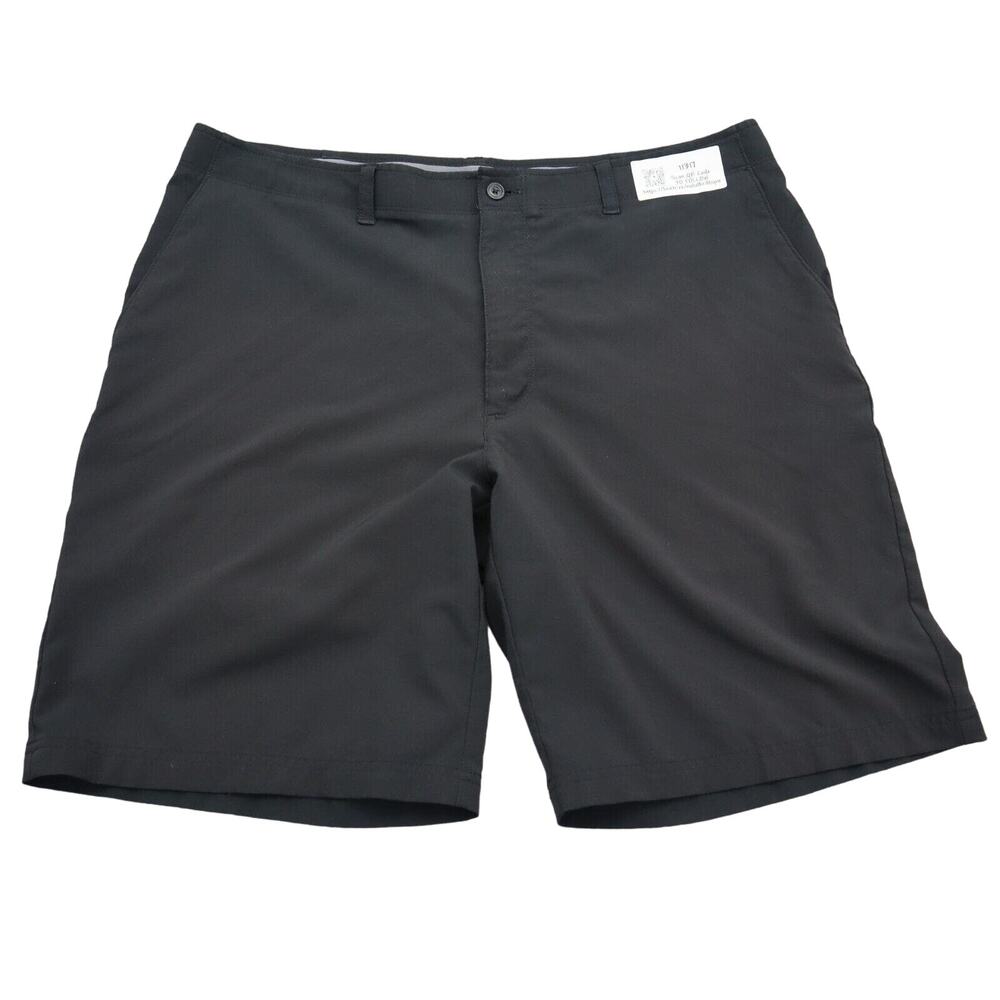 PGA Tour Shorts Men 2X Black Casual Lightweight Outdoor Athletic Golf Activewear